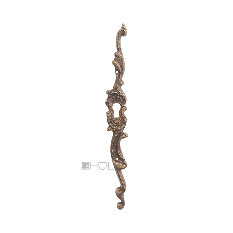 Antik Schlüsselschild Möbel Neo Barock Beschlag Bronze Schlüsselblende