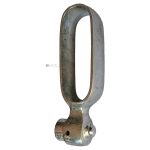 Türgriff Schiebetür alt Jugendstil Ziehgriff vernickelt 17.1mm 8er Vk