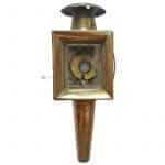 Kutschenlampe antik Messing alt Petroleum 30cm