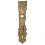 Langschild Jugendstil floral alt prächtig Sperrriegel 17.2mm 78