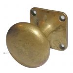 Türknauf Jugendstil Avantgarde alt rund Türgriff 46mm