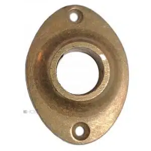 Drückerrosette Avantarde alt Messing oval Türklinke 50mm 16.1