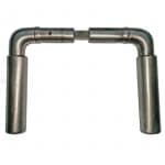 Türdrücker alt Stahl 1920er rund Türklinken 16mm 8er Vk