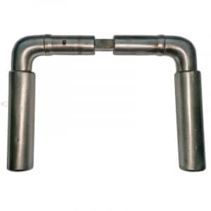 Türdrücker alt Stahl 1920er rund Türklinken 16mm 8er Vk