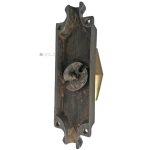 Basküle Fenstergetriebe antik Fenstergriff Rhombus alt 8er Stange