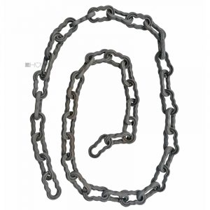 Absperrkette antik Einfriedung Eisen Grabmal Monument alt 2.40m 5kg
