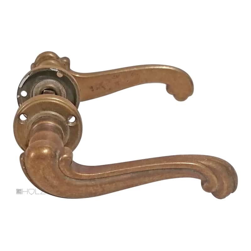 Türdrücker antik Neo Barock Welle Türklinken Rosetten 8er Vk