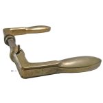 Drückergarnitur Jugendstil Avantgarde alt elegant halbrund 9er Vk 78