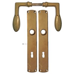 Drückergarnitur Jugendstil Avantgarde alt elegant halbrund 9er Vk 78