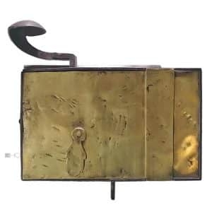 Tür Kastenschloss antik geschmiedet alt Barock Knebeldrücker 82/8/62