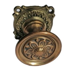 Türknauf antik Türgriff alt Blattkranz Rosette Blüte 44mm