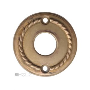 Türdrücker Rosette antik Türklinke Drückerrosette Messing 18.0 mm