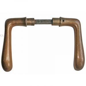 Türdrücker Jugendstil Welle alt feine Türklinken 15.3mm 8er Vk