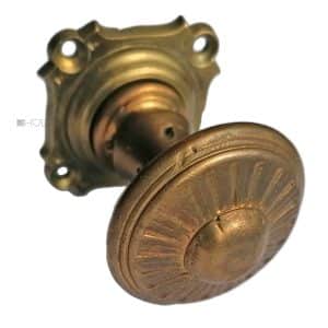 Türknauf antik Gründerzeit Türgriff Türknopf alt Strahlen 39mm