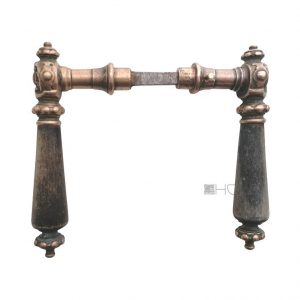 Prächtige Türdrücker antik Türklinken Messing Horn Gründerzeit 10er Vk