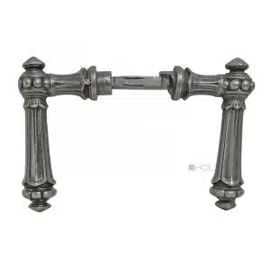 Türdrücker Haustür antik Türklinken alt Perle Eisen 20.5mm 11er Vk
