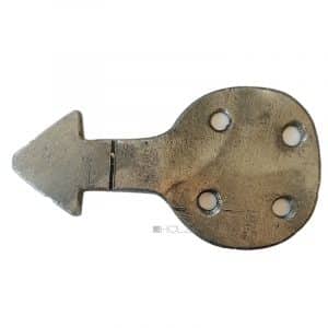 Tür Kastenschloss Türschloss Falle Riegelfalle geschmiedet antik alt 93mm