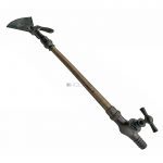 Gartenspritze gießen antik Messing alt Wasserhahn 53cm