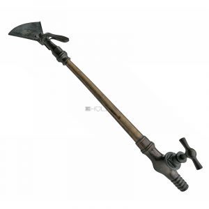 Gartenspritze gießen antik Messing alt Wasserhahn 53cm