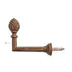 Raffhalter antik Bronze Frankreich Zapfen Vorhanghalter 50mm