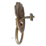 Möbel Bronze Hängegriff antik Ringgriff alt Amazone 86mm