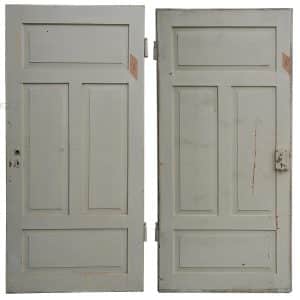 Zimmertür antik alt massiv Tuer8 rechts Falzmaß 86.5x188.5