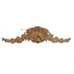 Supraporte Bronze feuervergoldet Schrank Beschlag antik alt 40cm