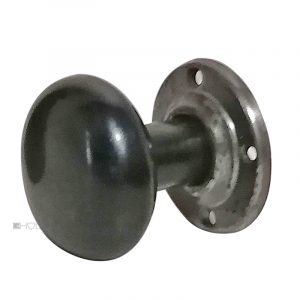 Türknauf schwarz alt Kunststoff Mid Century 54mm
