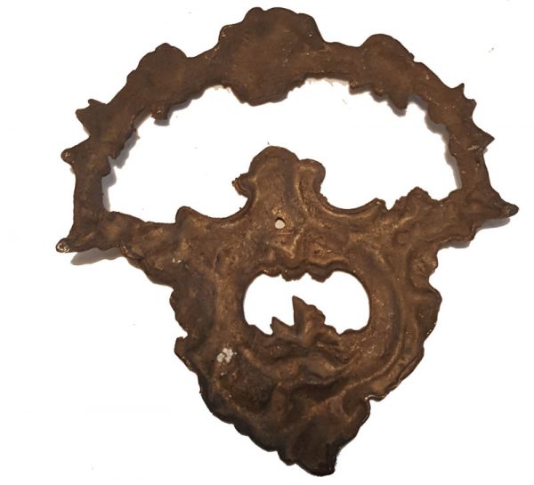 Möbelbeschlag antik Barock alt Bronze Zierbeschlag feuervergoldet