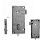 Tür Kastenschloss antik hochstehend schmal alt rechts 40/9/90