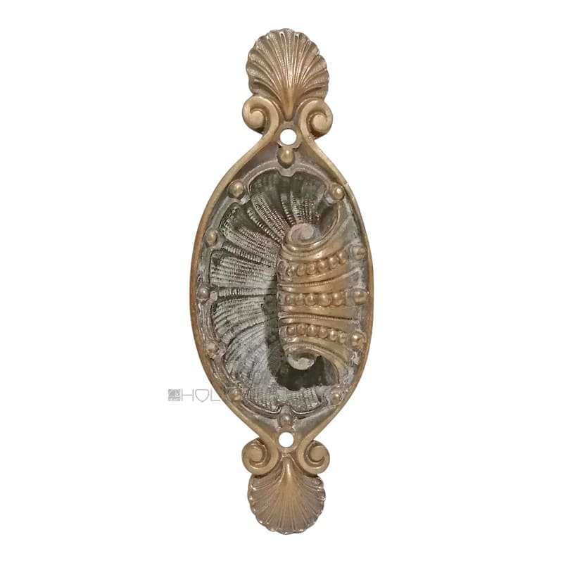 Griffmuschel antik Schiebetür Tür alt Türgriff Ziehgriff 16cm