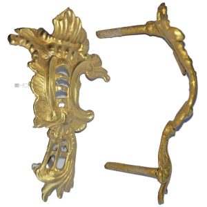 Möbel antik Bronze Beschlag Barock mit Gewinde 13cm