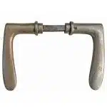 Türdrücker 1920er alt vernickelt Türklinken 16mm 9er Vk