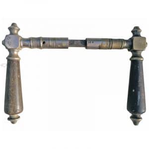 Türdrücker antik Würfel vernickelt alt Gründerzeit 14.9mm 8.6er Vk