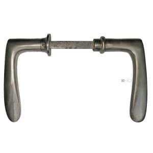 Türdrücker Kastenschloss 1920er alt vernickelt 15mm 9er Vk