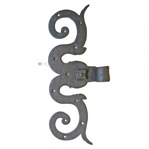 Tür S-Band antik geschmiedet Türband Zierband alt 17er Dorn 31cm
