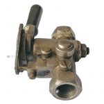 Heizungsregler Jugendstil Messing vernickelt alt Drehregler 17cm