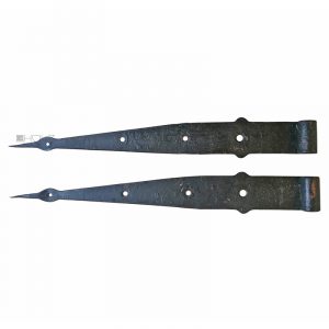 Türbänder alt Langbänder schwarz 9er Dorn 31cm