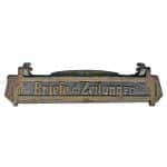 Briefschlitz antik Briefklappe Jugendstil Eisen alt 19cm