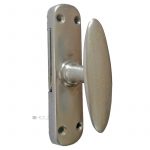 Basküle 1920er alt Fenstergetriebe 125mm Fensterolive Alu oval Links Reiber