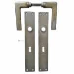 Drückergarnitur Tür alt Bauhaus Wehag vernickelt 78mm 8er Vk