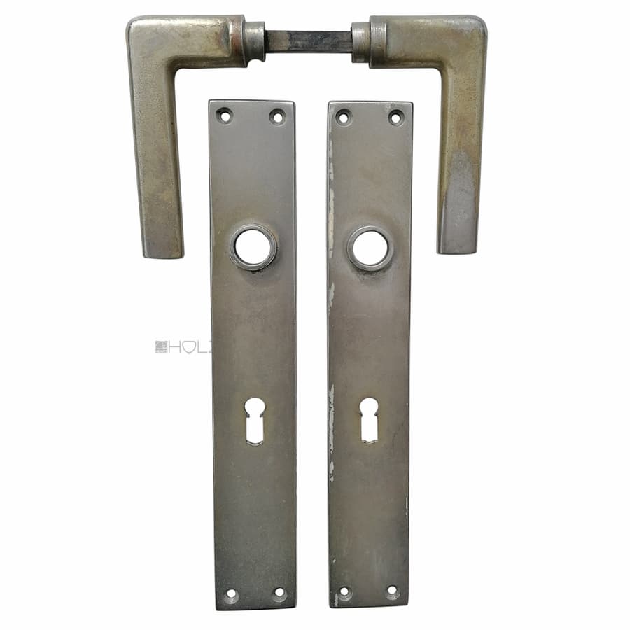 Drückergarnitur Tür alt Bauhaus Wehag vernickelt 78mm 8er Vk