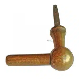 Türdrücker antik Biedermeier alt Kugel 76mm