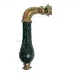 Türdrücker antik alt Türklinke Ebenholz schwarz 15.7mm 9er Vk