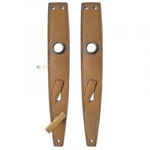 Langschilder Jugendstil Avantgarde alt Sperrriegel 17.3mm 74