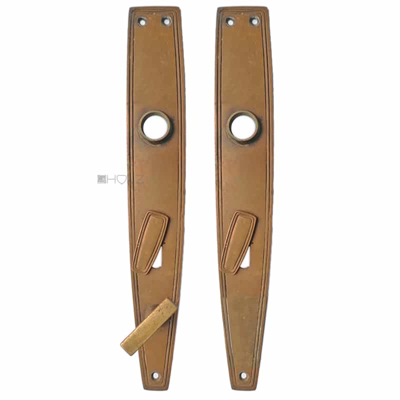 Langschilder Jugendstil Avantgarde alt Sperrriegel 17.3mm 74