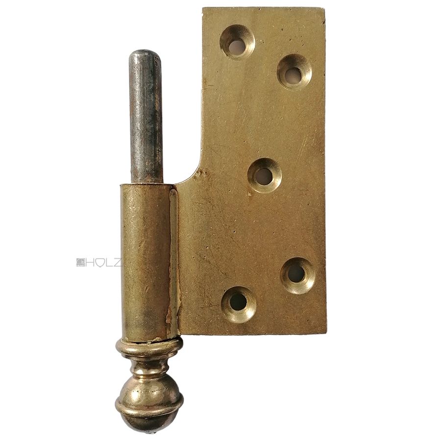 Türband antik Tür Anschraubband alt Messing Lappenband 730gr. 13er Dorn