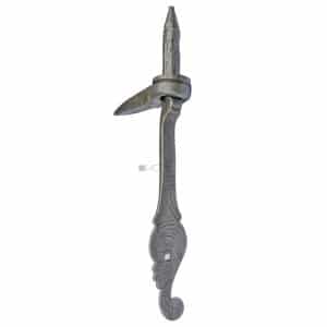 Stützkloben Tür geschmiedet antik ziseliert alt 13er Dorn