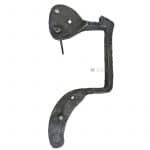 Tür Kastenschloss antik Riegelfalle geschmiedet alt 142/53mm