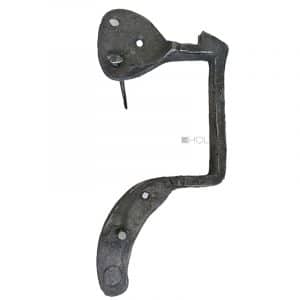 Tür Kastenschloss antik Riegelfalle geschmiedet alt 142/53mm